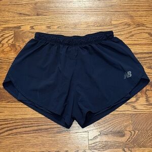 New Balance Women's Dark Blue Athletic Shorts
